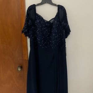 Mother of the Bride Navy Blue dress
